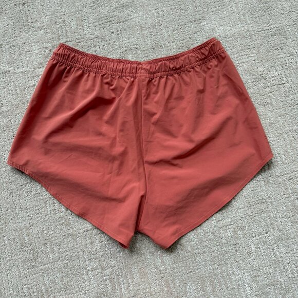 Gymshark x KKFit Crop Top Sports Bra Bike Short & Athletic Shorts in Terra Cotta - Picture 9 of 16